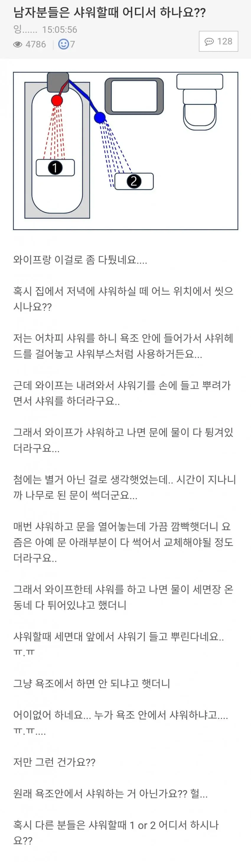 논란중인 남자 샤워할때 위치.jpg