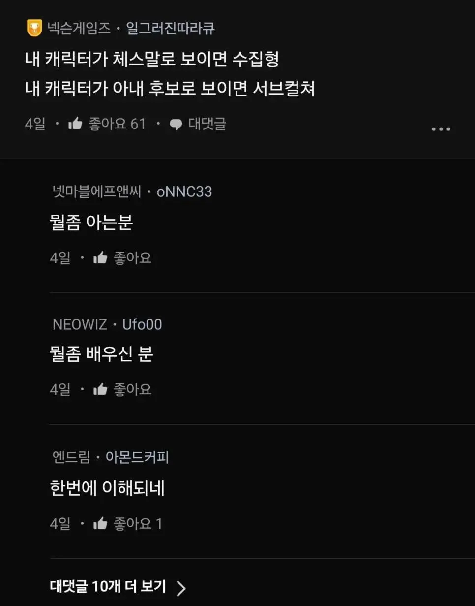 넥겜 직원이 정의한 수집형과 서브컬쳐의 차이점