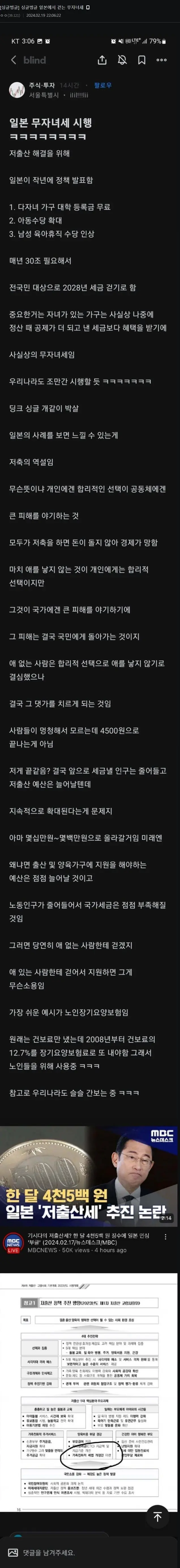 싱글벙글 일본에서 걷는 무자녀세