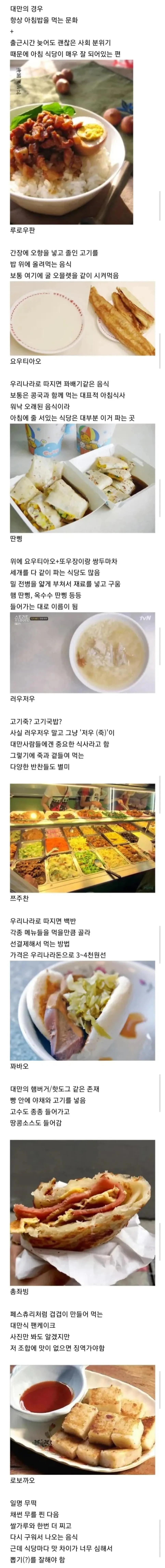 대만 조식