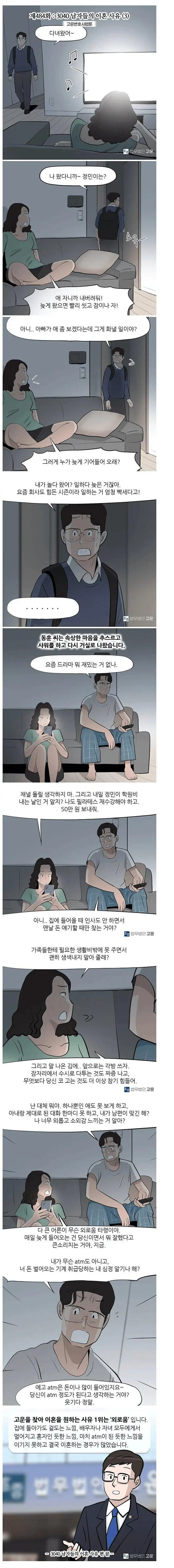 3040 남자들의 이혼사유(3)