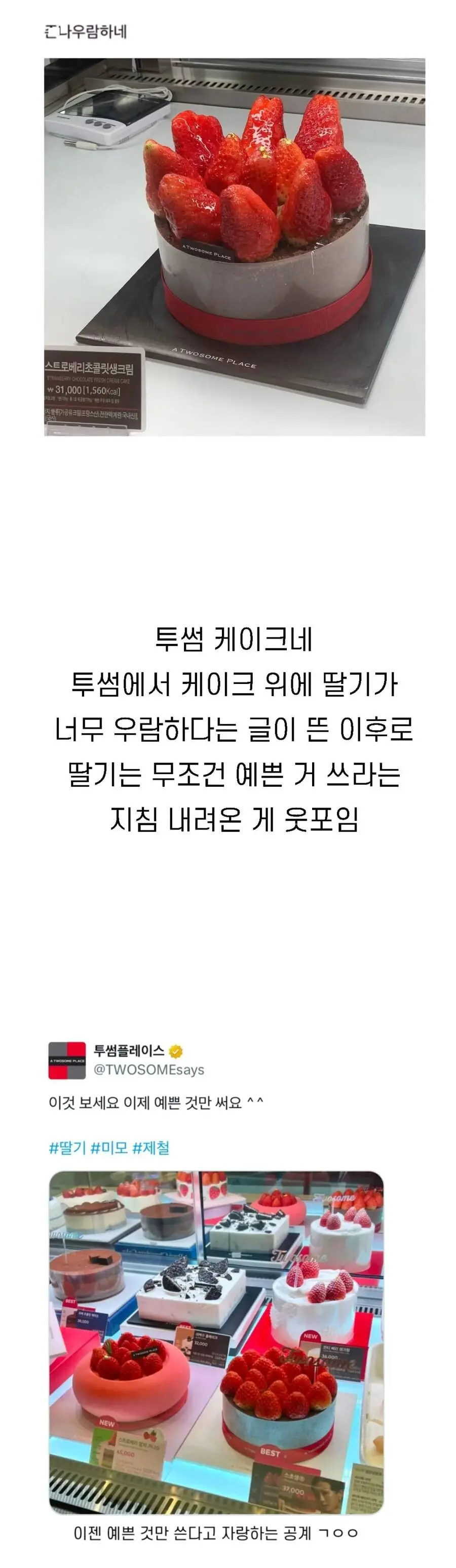 투썸 딸기 케이크 논란.jpg