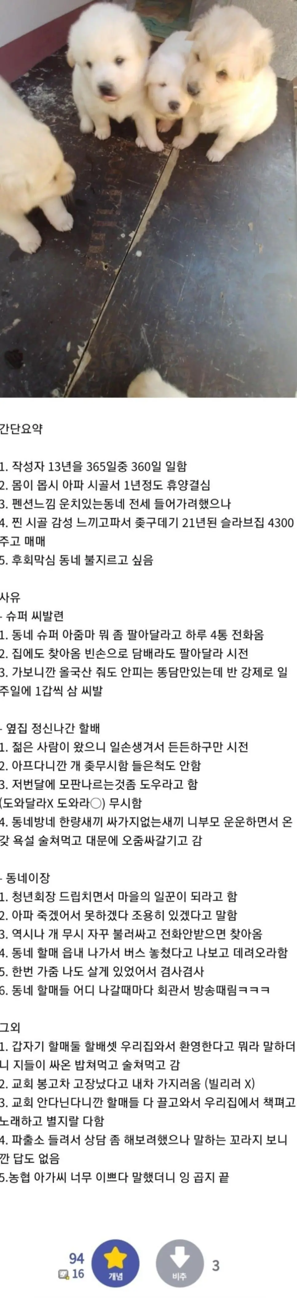 휴양 하려고 지방 내려간 디씨인